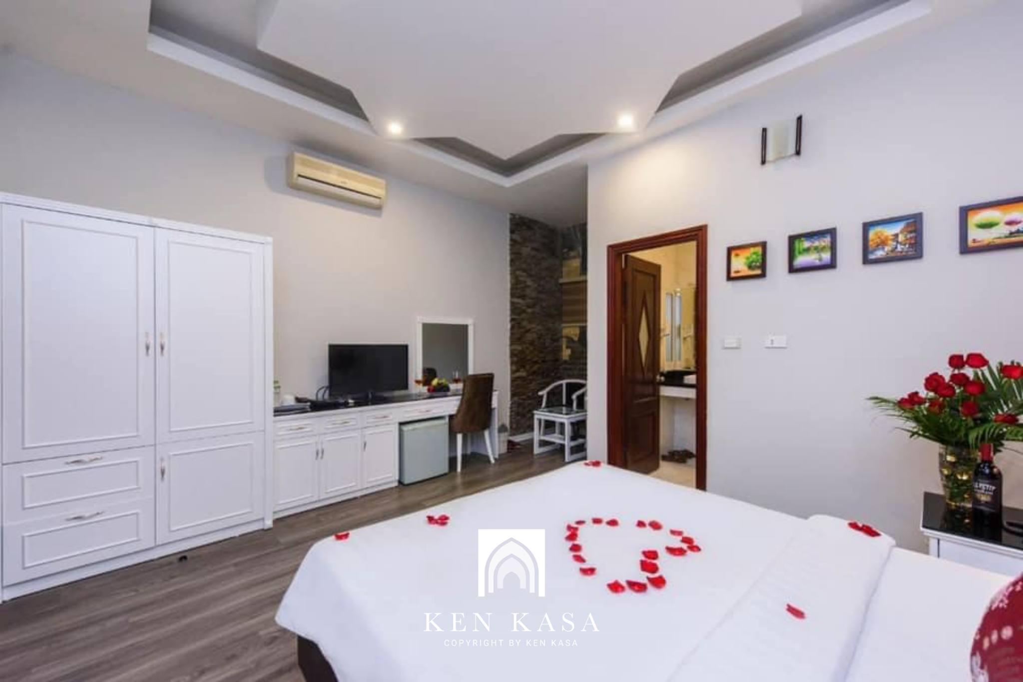 Phòng ngủ hiện đại tại Hà Nội Morning Hotel 